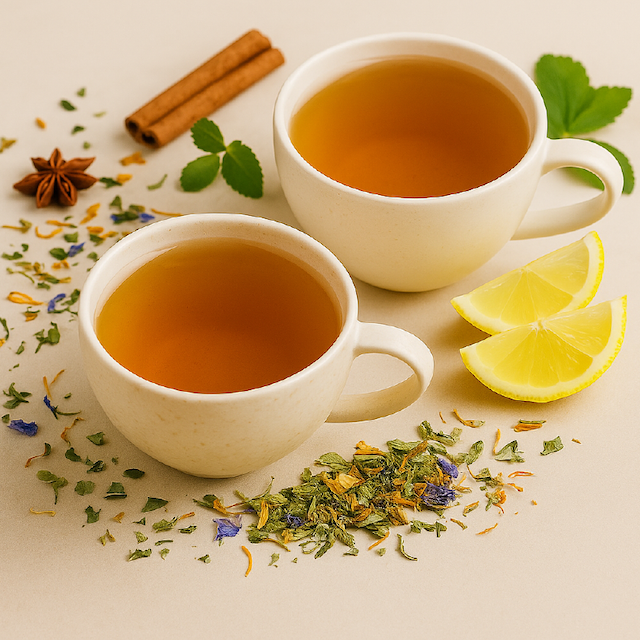 Tasse de thé bio avec hebras naturelles et agrumes - Les Folies de Juli